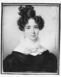 Portrait of a Woman, Said to Be Marie de Mautesson by François Meuret - Classic Art canvas print