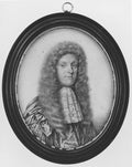 Portrait of a Man by David Loggan - Classic Art canvas print