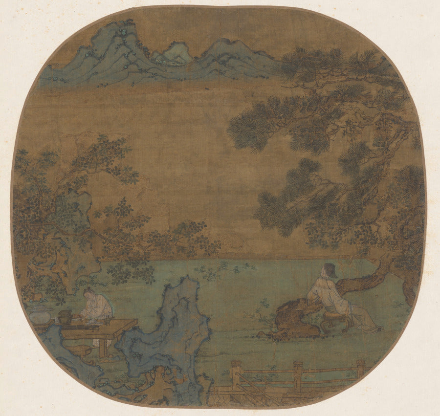 Landscape with Poet Tao Yuanming 365472 CE by  - Classic Art canvas print