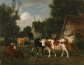 The Mill by Émile van Marcke (French, 1827–1890) - Classic Art canvas print