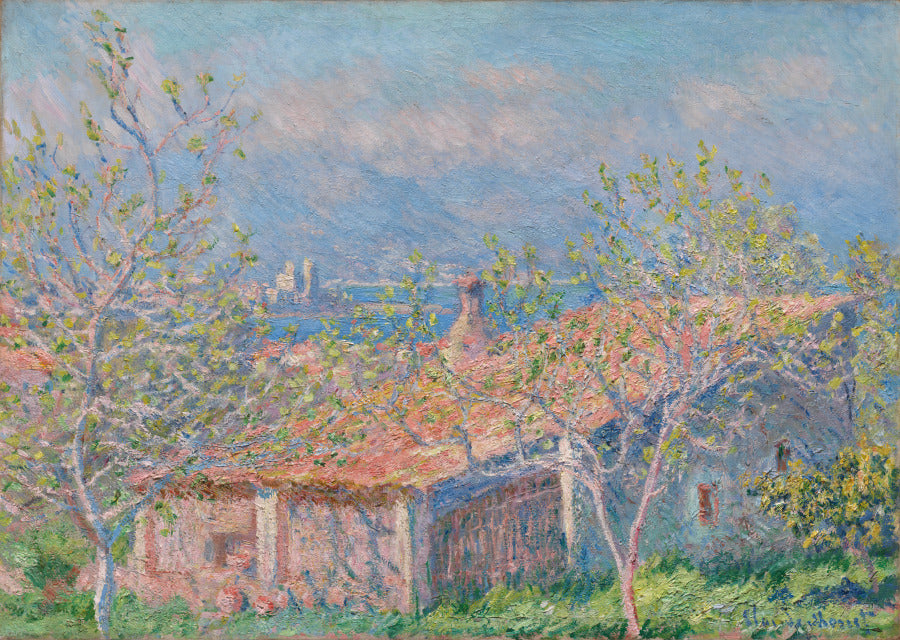 Gardener's House at Antibes by Claude Monet (French, 1840–1926) - Impressionist canvas print