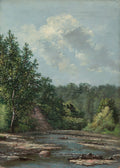 Landscape near Painesville by Allen Smith, Jr. (American, 1810–1891) - Classic Art canvas print