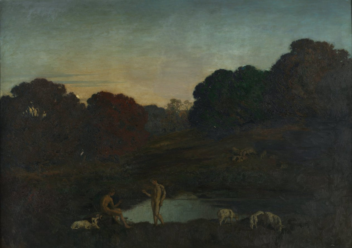 Pastoral Scene by René Ménard (French, 1862–1930) - Classic Art canvas print