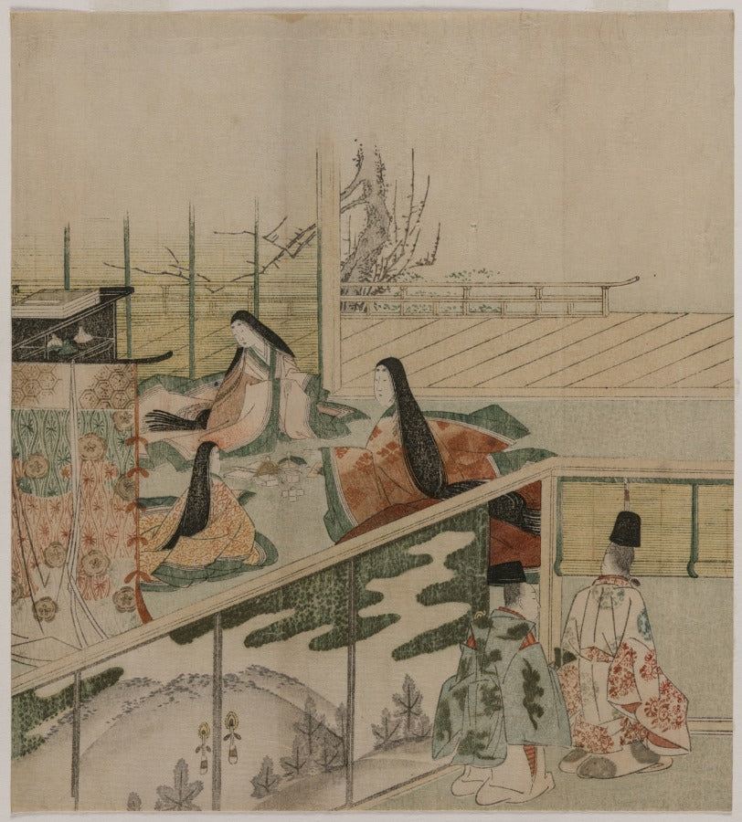 Court Ladies Making Dolls by Kubo Shunman (Japanese, 1757–1820) - Classic Art canvas print