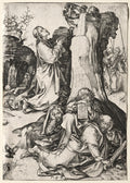 The Passion The Agony in the Garden by Martin Schongauer (German, c. 1450–1491) - Classic Art canvas print