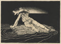 On a Raft by George Bellows (American, 1882–1925) - Classic Painting canvas print