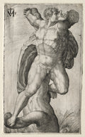 Crucified Man by Melchior Lorck (Danish, 1526/27–after 1588) - Classic Painting canvas print