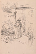 Confidence in the Garden by James McNeill Whistler (American, 1834–1903) - Classic Painting canvas print
