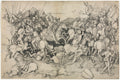 The Battle of St. James the Greater at Clavijo by Martin Schongauer (German, c. 1450–1491) - Classic Art canvas print