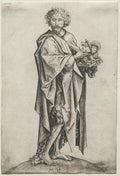 St. John the Baptist by Martin Schongauer (German, c. 1450–1491) - Classic Art canvas print