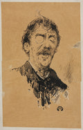 James MacNeill Whistler by Mortimer Menpes (British, 1860–1938) - Classic Painting canvas print