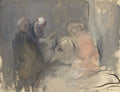In the Hospital recto by Jean Louis Forain (French, 1852–1931) - Classic Painting canvas print