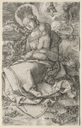 Virgin with a Crown of Stars by Monogrammist HF (German, active about 1527) - Classic Art canvas print