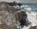 Storm on the Island of Yeu by Auguste Louis Lepère (French, 1849–1918) - Classic Painting canvas print