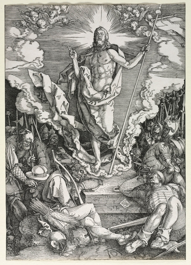 The Resurrection by Albrecht Dürer (German, 1471–1528) - Classic Painting canvas print