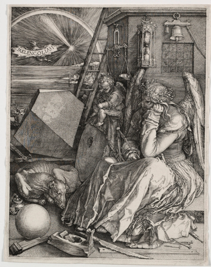 Melencolia I by Albrecht Dürer (German, 1471–1528) - Classic Art canvas print
