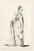 Woman Standing by François Boucher (French, 1703–1770) - Classic Painting canvas print