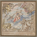 Design for a Ceiling Mars and Aries by  - Classic Art canvas print