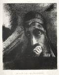 In My Dream I Saw in the Sky a Face of Mystery by Odilon Redon (French, 1840–1916) - Symbolist canvas print