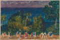 Moonlight, Bermuda by Gifford Beal (American, 1879–1956) - Classic Painting canvas print