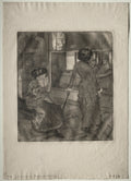 Mary Cassatt at the Louvre The Etruscan Gallery by Edgar Degas (French, 1834–1917) - Classic Painting canvas print