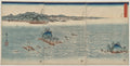 The Whirlpools of Awa by Utagawa Hiroshige (Japanese, 1797–1858) - Classic Painting canvas print