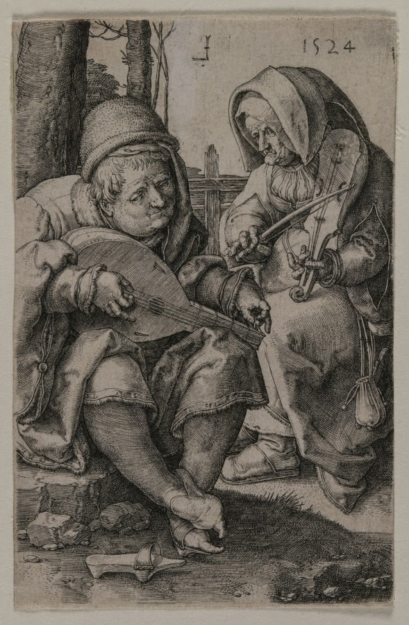 The Musicians by Lucas van Leyden (Netherlandish, 1494–about 1533) - Classic Painting canvas print