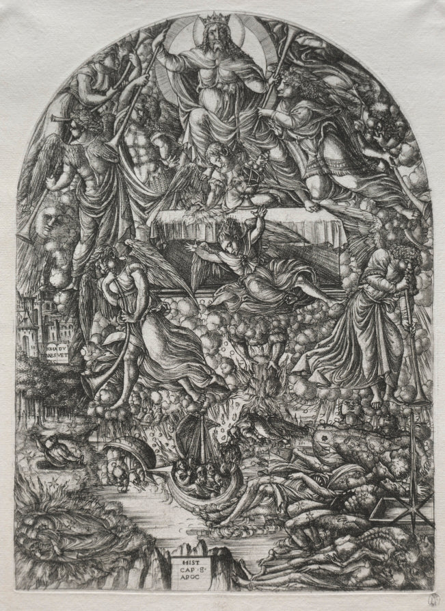 The Apocalypse  The Opening of the Seventh Seal by Jean Duvet (French, 1485–1561) - Classic Art canvas print