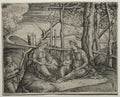 The Holy Family with Saint Elizabeth by Jacopo de' Barbari (Italian, c. 1460/70–c. 1516) - Classic Art canvas print
