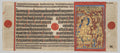 Mahavira Gives Away his Possessions, Folio 35 verso, from a Kalpa-sutra by  - Classic Art canvas print
