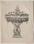 Covered Cup with Grape Festoon by Antonio Fantuzzi (Italian, c. 1510-c. 1550) - Classic Art canvas print
