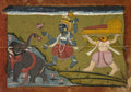Gajendra Moksha  The Salvation of the King of the Elephants by  - Classic Art canvas print