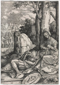 The Power of Women Samson and Delilah by Lucas van Leyden (Netherlandish, 1494–about 1533) - Classic Art canvas print