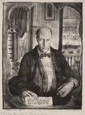 Self-Portrait by George Bellows (American, 1882–1925) - Classic Art canvas print