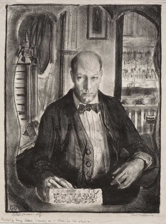Self-Portrait by George Bellows (American, 1882–1925) - Classic Art canvas print