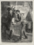The Holdup, first state by George Bellows (American, 1882–1925) - Classic Art canvas print