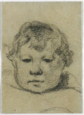 Emil Gauguin as a Child by Paul Gauguin (French, 1848–1903) - Classic Painting canvas print
