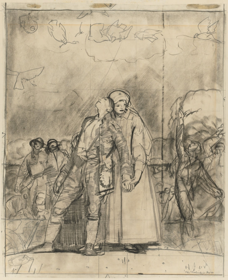 The Eve of Victory by George Bellows (American, 1882–1925) - Classic Painting canvas print