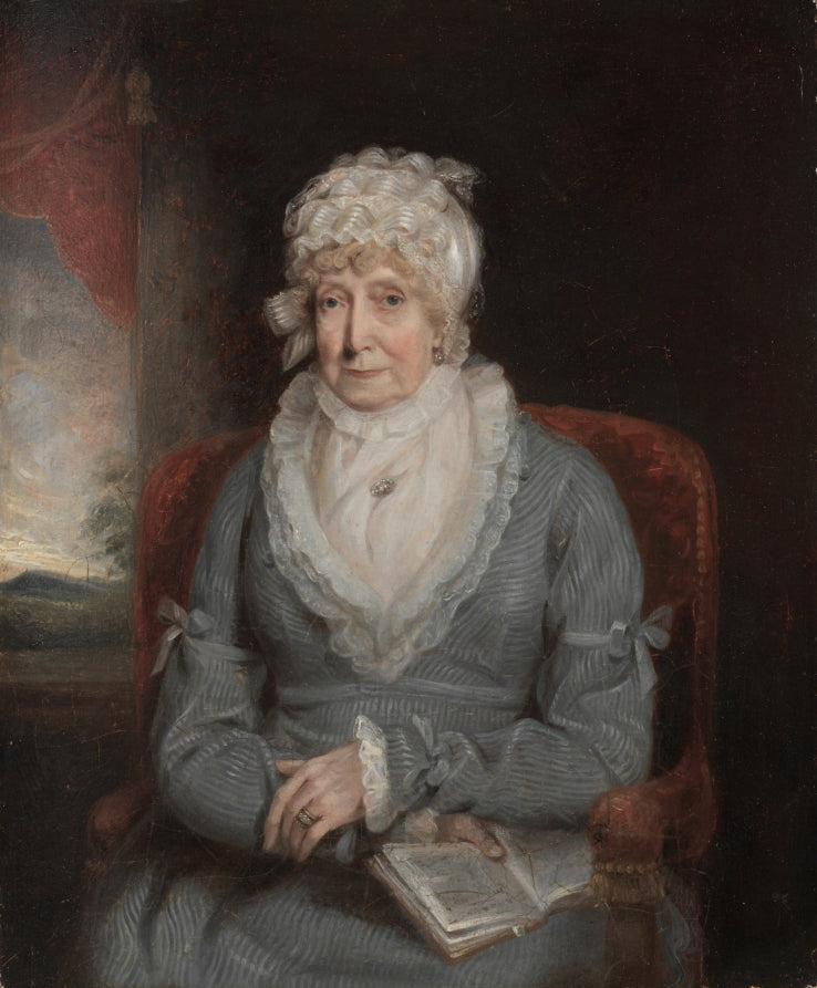Portrait of a Woman Mrs. Ann Hivlyn by  - Classic Art canvas print