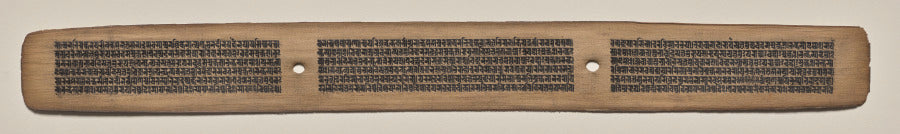 Text, Folio 66 recto, from a Manuscript of the Perfection of Wisdom in Eight Thousand Lines Ashtasahasrika Prajnaparamita-sutra by  - Classic Art canvas print