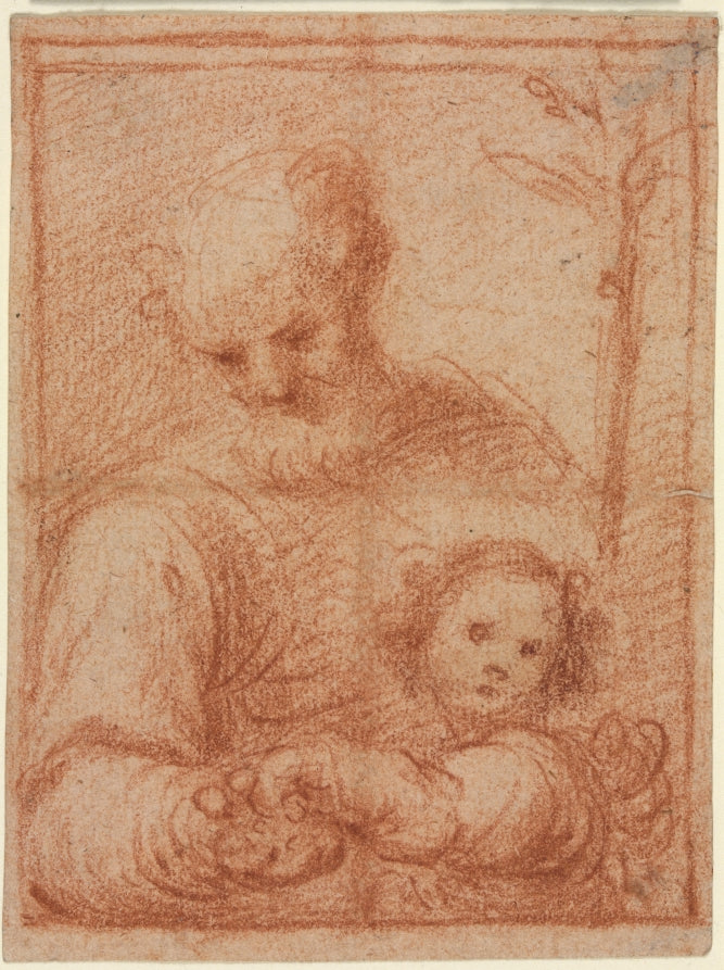 Joseph and Child recto by  - Classic Painting canvas print