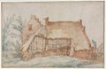 Peasant's Cottage recto by Abraham Bloemaert (Dutch, 1566–1651) - Classic Painting canvas print