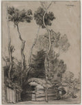 Landscape with Cottages by Auguste Louis Lepère (French, 1849–1918) - Classic Painting canvas print