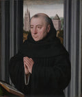 Portrait of a Monk by Gerard David (Netherlandish, 1450/60–1523) - Classic Art canvas print