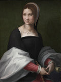 Portrait of a Woman by Andrea del Sarto (Italian, 1486–1530) - Classic Art canvas print