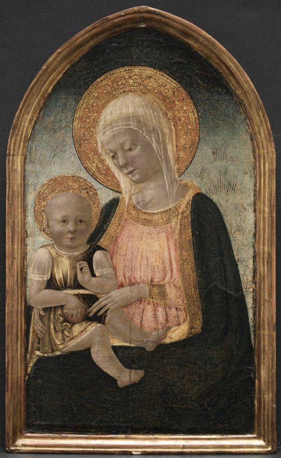 Virgin and Child by Neri di Bicci (Italian, 1419–1491) - Classic Art canvas print