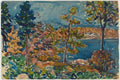 By the Shore by Maurice Prendergast (American, born Newfoundland [now Canada], 1858–1924) - Classic Painting canvas print