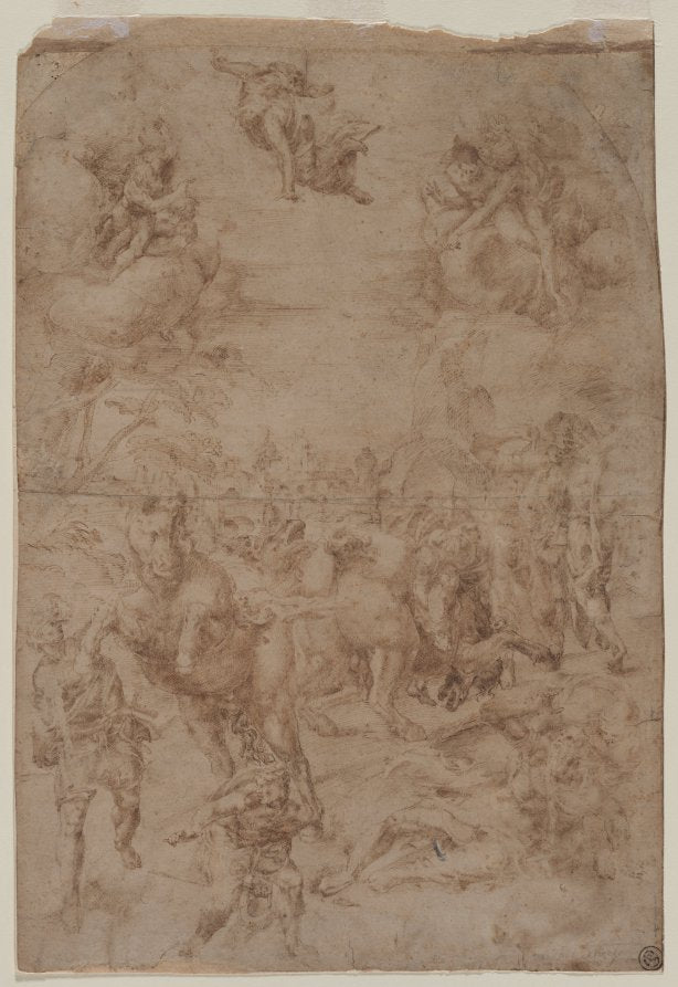 The Conversion of St. Paul by Lelio Orsi (Italian, 1511–1587) - Classic Painting canvas print