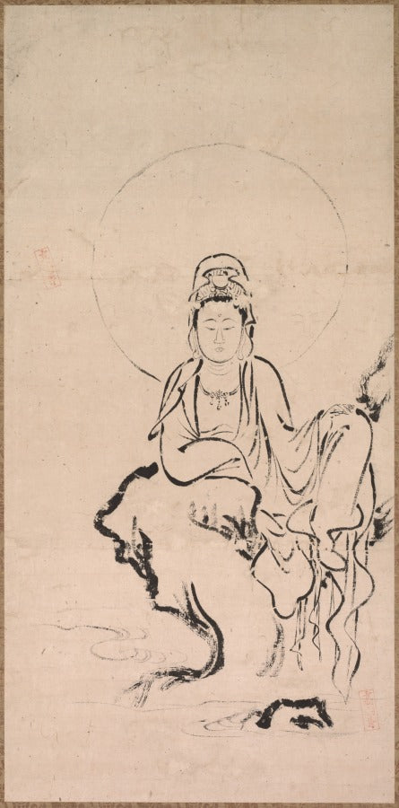 White-Robed Kannon Byakue Kannon by  - Classic Art canvas print