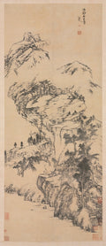 Landscape after Guo Zhongshu by Bada Shanren (Chinese, 1626–1705) - Classic Art canvas print